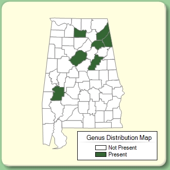 Genus Distribution Map