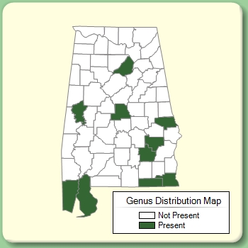 Genus Distribution Map