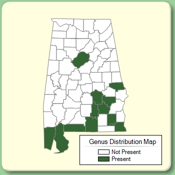 Genus Distribution Map