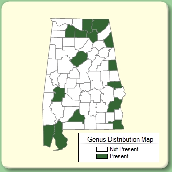 Genus Distribution Map