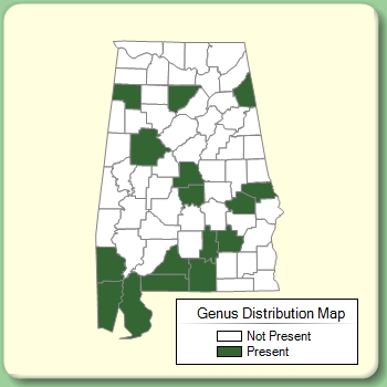 Genus Distribution Map