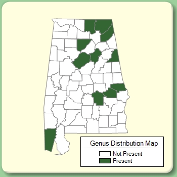 Genus Distribution Map