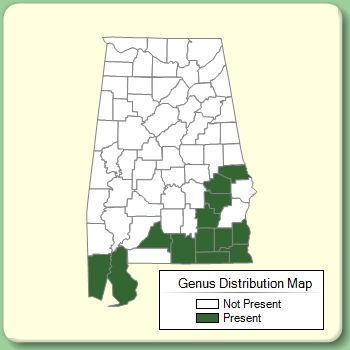 Genus Distribution Map