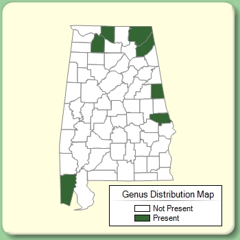 Genus Distribution Map