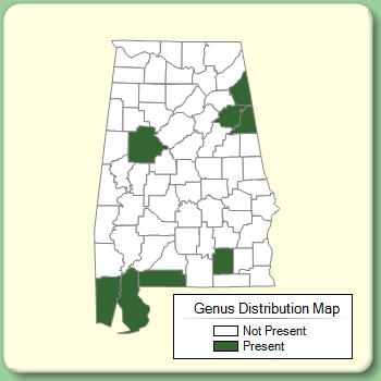 Genus Distribution Map