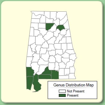 Genus Distribution Map