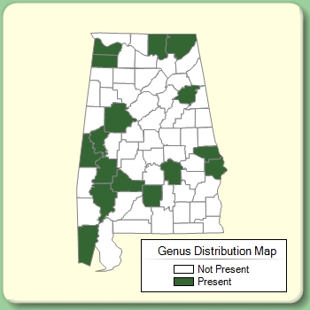 Genus Distribution Map